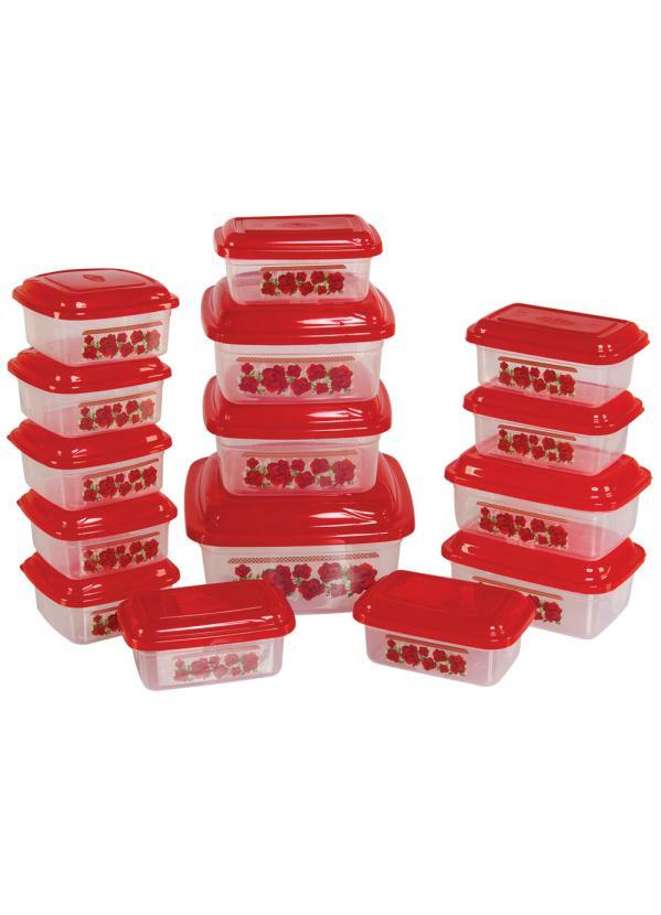 Lar e Lazer - Kit 15 Potes Rose