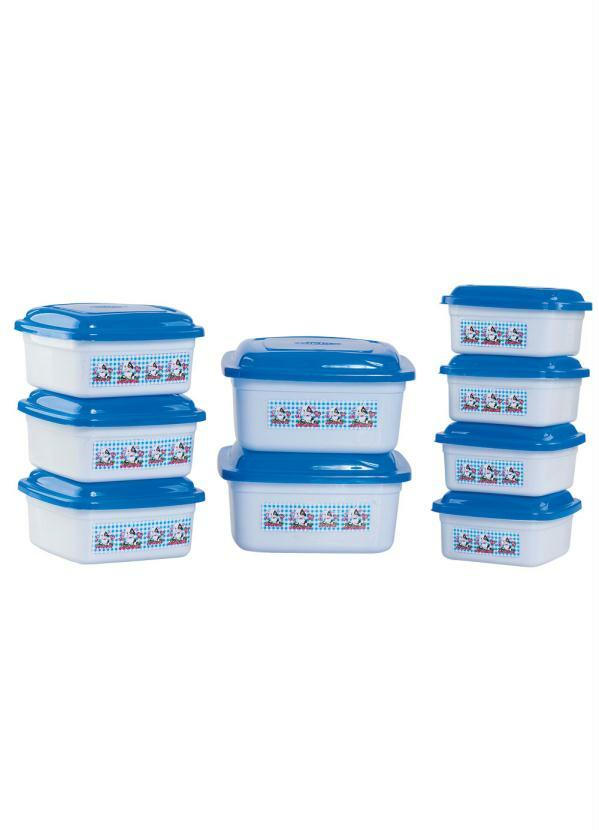 Lar e Lazer - Kit 4 Potes Retangulares Vaqui