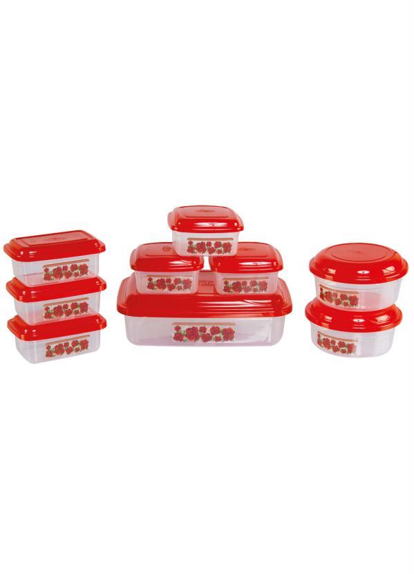 Lar e Lazer - Kit 9 Potes Rose