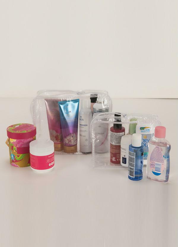 Lar e Lazer - Necessaire em Pvc Transparente 20 X 15 X 8 cm