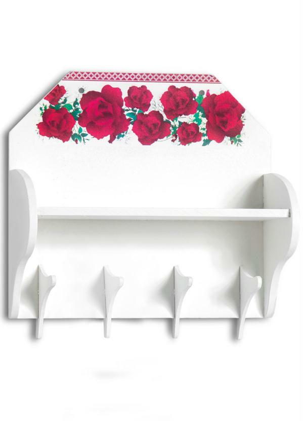 Lar e Lazer - Porta Temperos e Pano de Louça Rosas