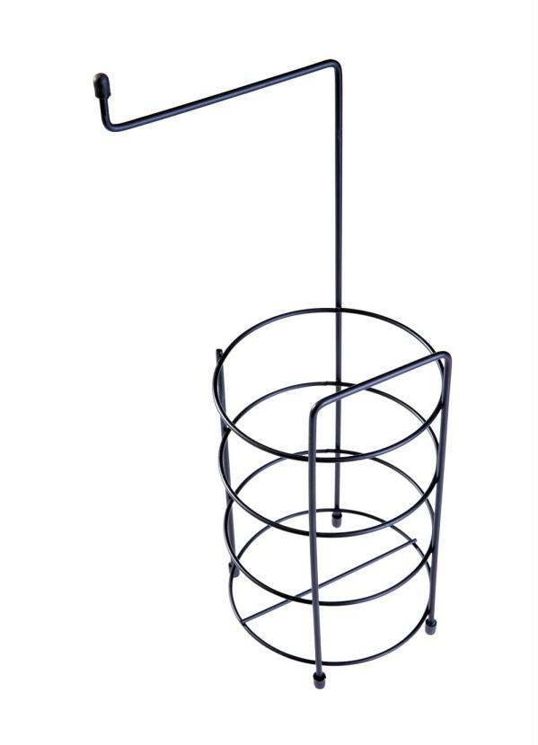 Lar e Lazer - Suporte para Papel Higiênico Preto 1 Peça