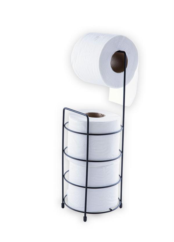 Lar e Lazer - Suporte para Papel Higiênico Preto 1 Peça 2