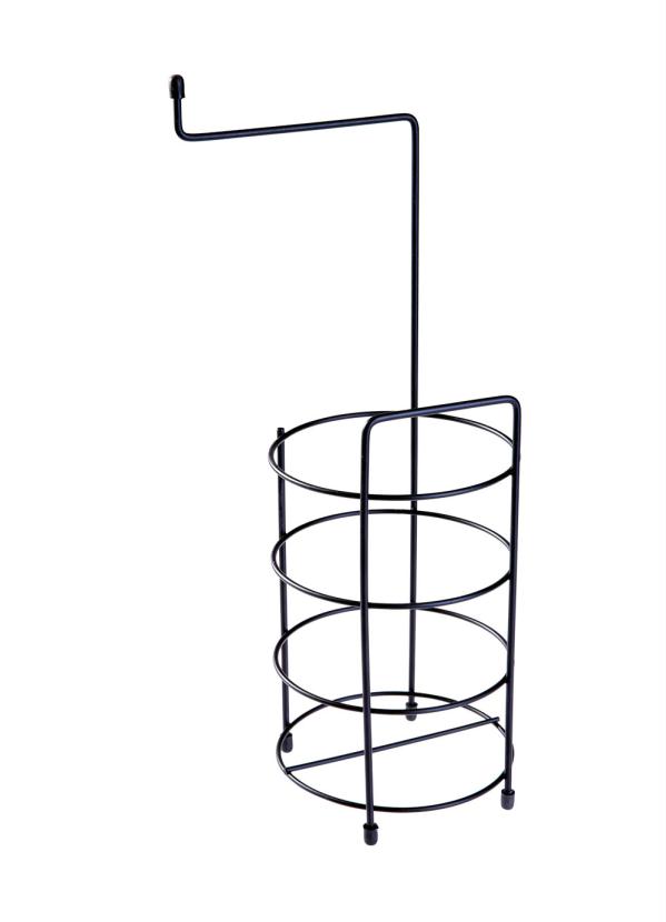 Lar e Lazer - Suporte para Papel Higiênico Preto 1 Peça 3