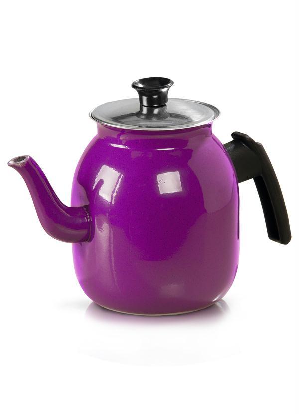 Lar e Lazer - Cafeteira Roxa com Tampa