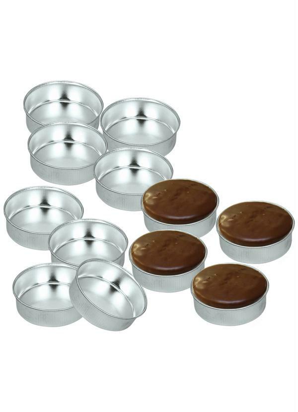 Lar e Lazer - Kit com 12 Formas para Pão de Mel 7 cm Diâmetro