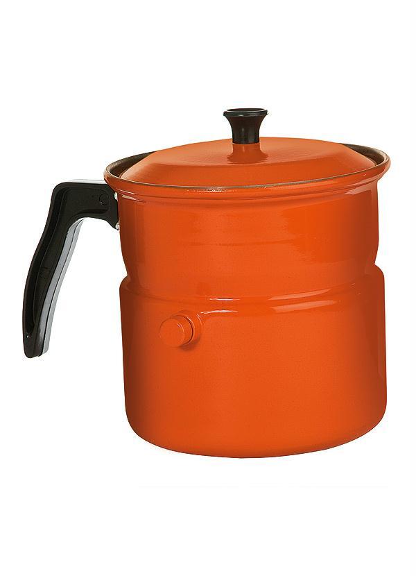 Lar e Lazer - Leiteira com Apito 16 Laranja