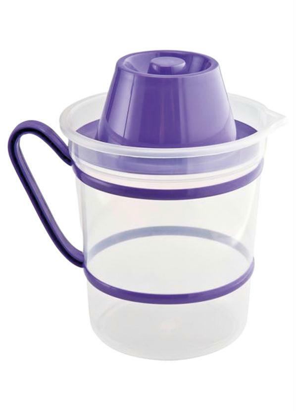 Lar e Lazer - Leiteira com Tampa para Microondas Roxo