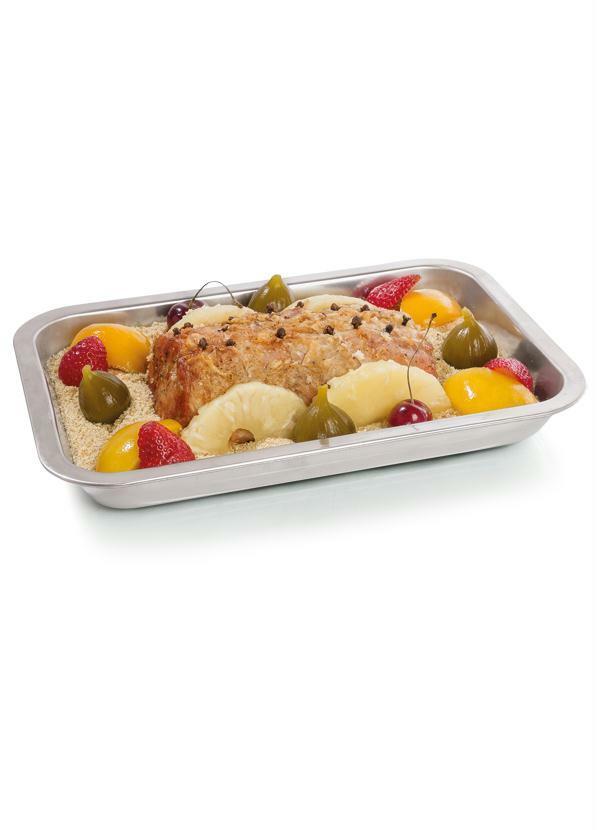 Lar e Lazer - Travessa Retangular em Inox