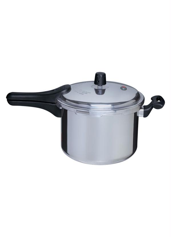 Lar e Lazer - Panela de Pressão Polida Cinza 4,5 Litros