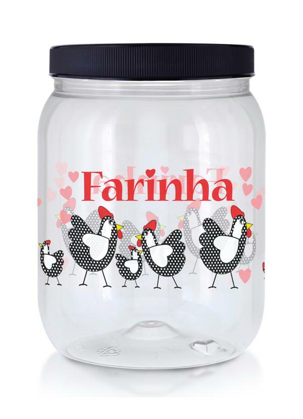 Lar e Lazer - Pote em Plástico para Farinha