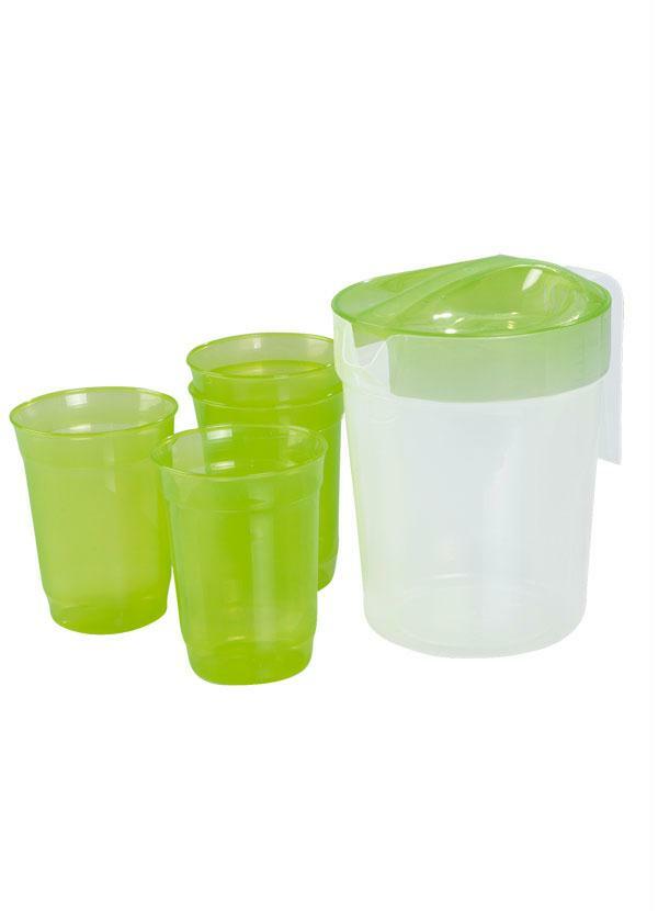 Giplas - Conjunto de Jarra e Copos Verdes