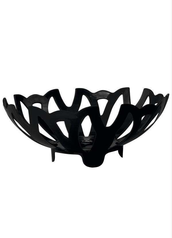 Uz. - Fruteira Plástica Preta 2