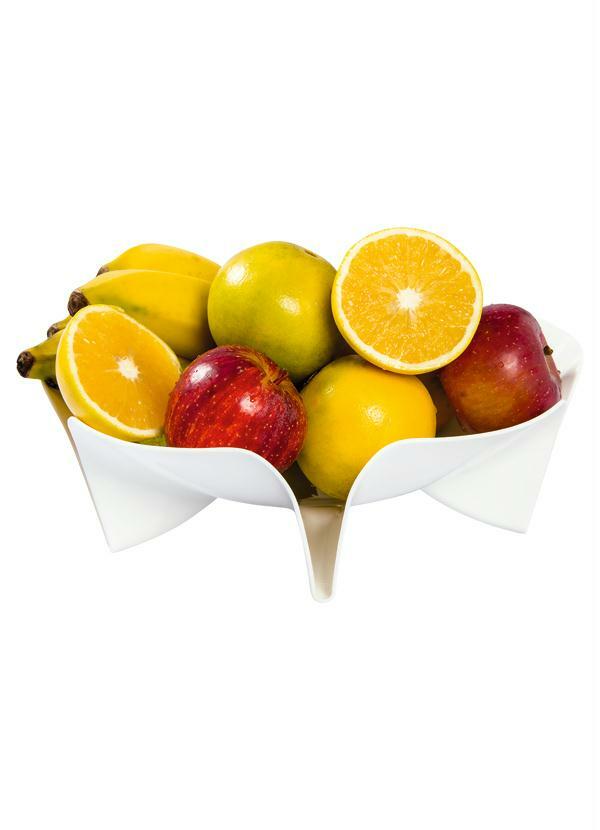 Lar e Lazer - Fruteira Trevo em Plástico Branca