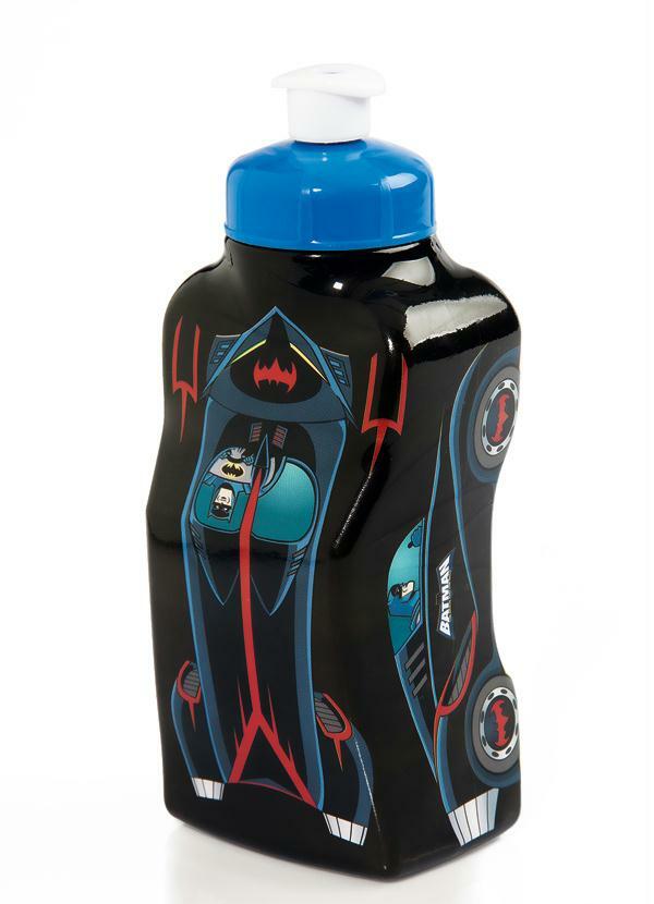 Lar e Lazer - Garrafa Squeeze Infantil Batmóvel Preto