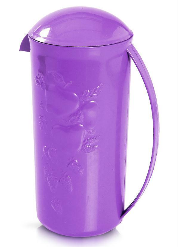 Lar e Lazer - Jarra de Água/Suco 1 Litro com Tampa Lilás