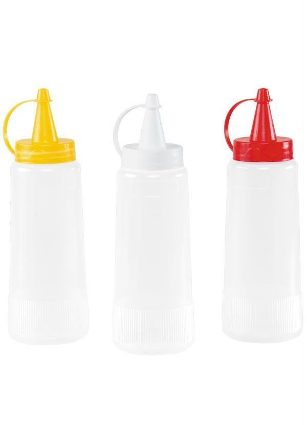 Lar e Lazer - Kit 3 Bisnagas Transparentes