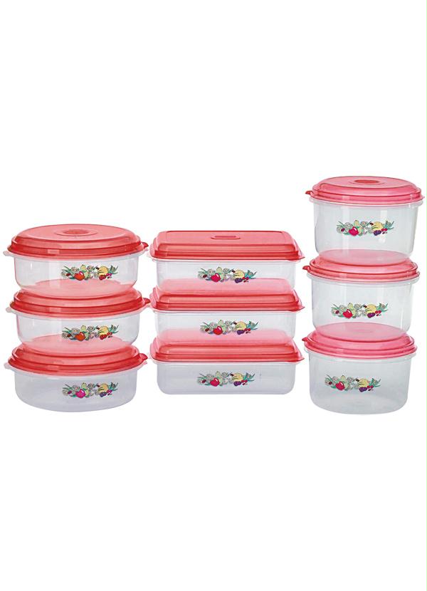 Giplas - Kit com 9 Potes com Tampas Cobre