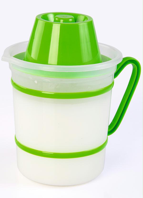Lar e Lazer - Leiteira para Micro-Ondas Transparente e Verde 2