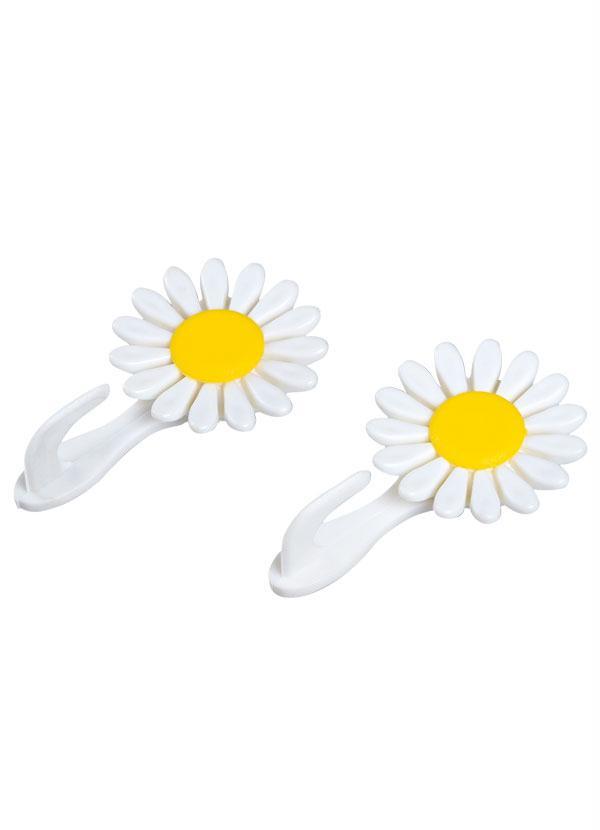 Lar e Lazer - Pendura Tudo em Forma de Margarida Branco