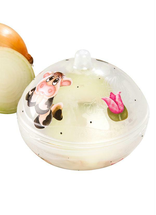Lar e Lazer - Porta Cebola com Decoração de Vaquinha
