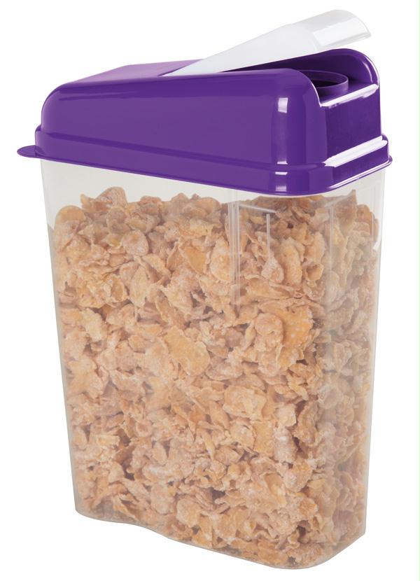 Lar e Lazer - Porta Cereal Transparente com Tampa 1,5 Litros 1