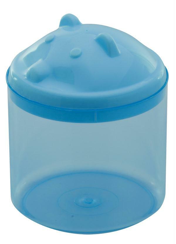 Lar e Lazer - Porta Cotonete Urso Bebê Menino Azul