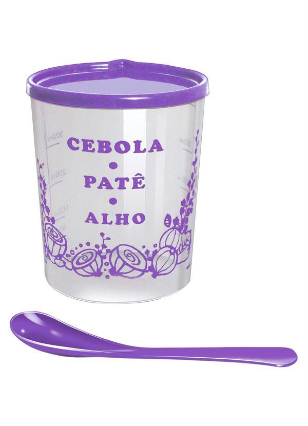 Lar e Lazer - Pote para Cebola, Patê Ou Alho Transparente