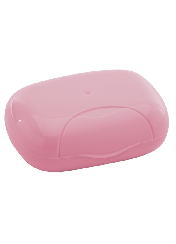Lar e Lazer - Saboneteira Bebê Menina Rosa 2