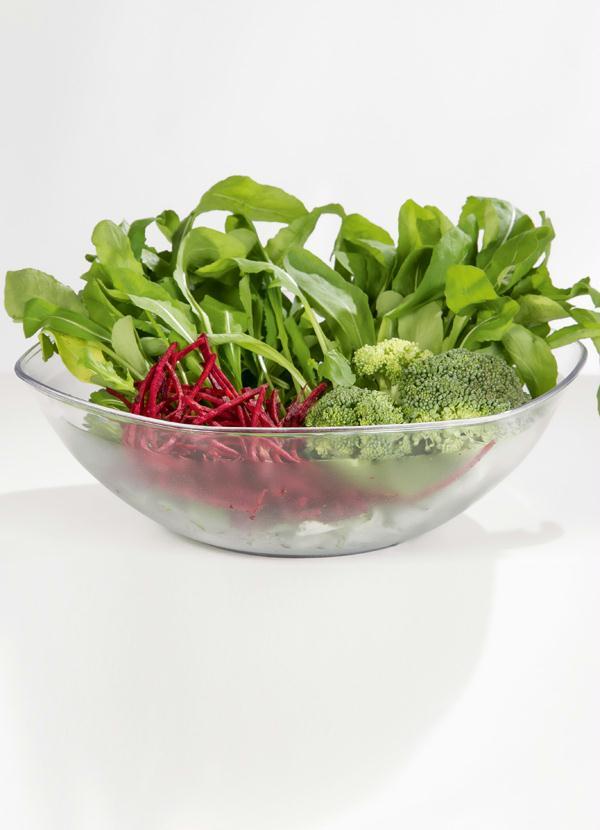 Lar e Lazer - Saladeira em Plástico Transparente