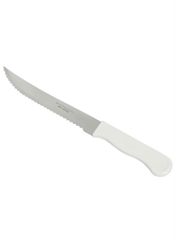 Lar e Lazer - Faca de Pão em Inox com Cabo Branco