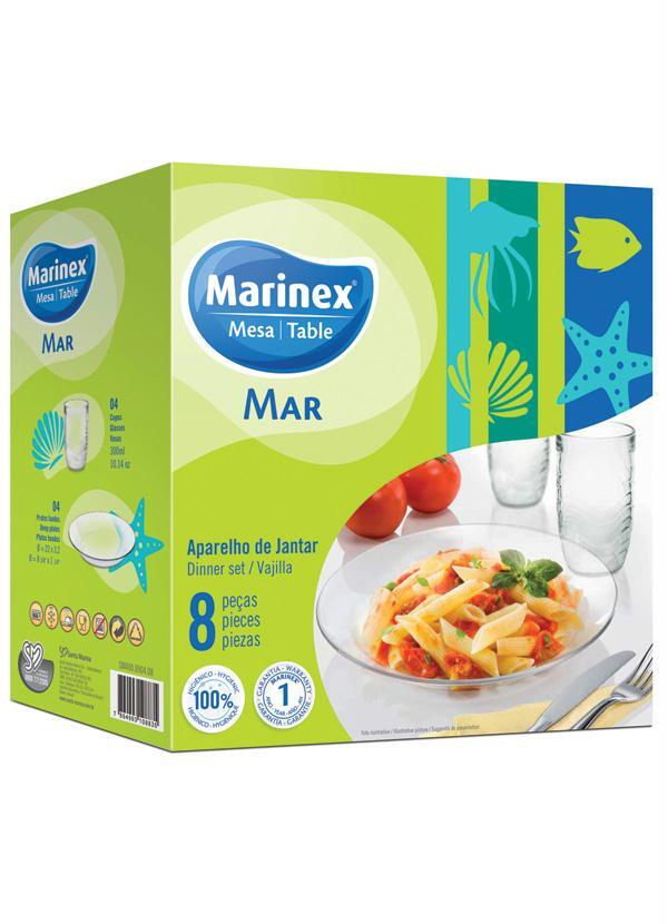 Marinex - Aparelho de Jantar Marinex com 8 Peças