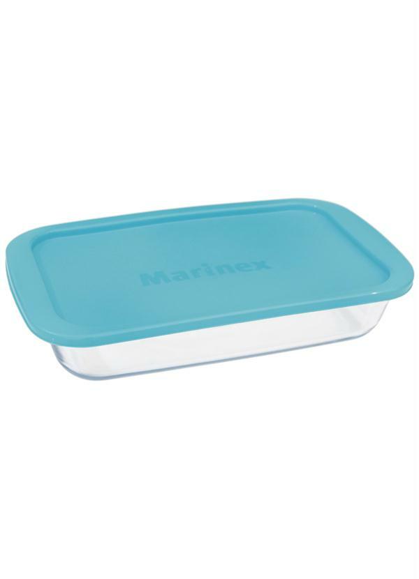 Marinex - Assadeira Retangular Pequena com Tampa Marinex