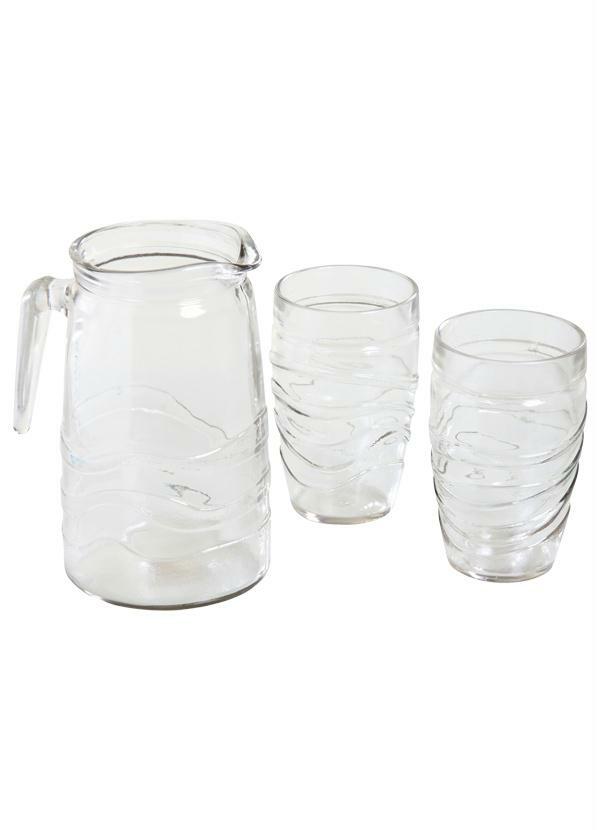 Lar e Lazer - Conjunto com Jarra e Copos de 3 Peças