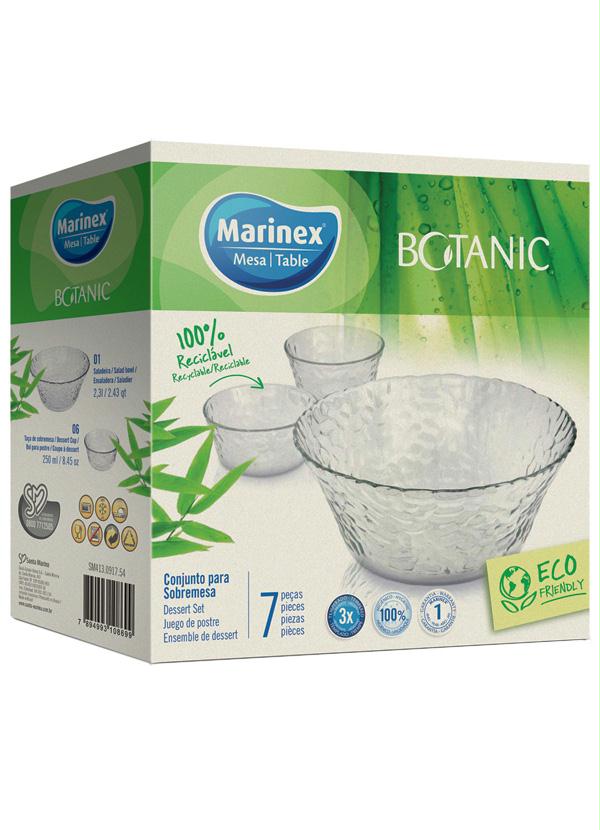 Marinex - Conjunto para Sobremesa Marinex com 7 Peças