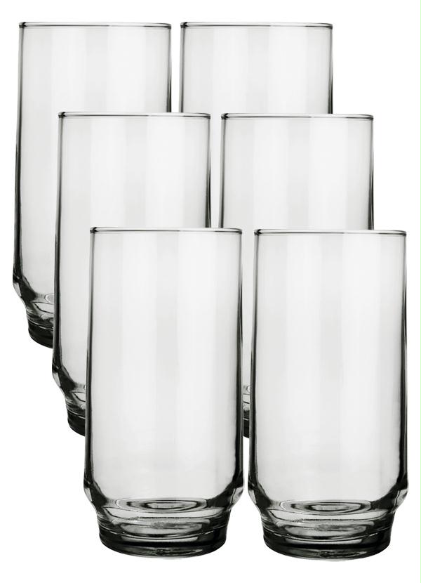 Lar e Lazer - Jogo de 6 Copos Long Drink em Vidro