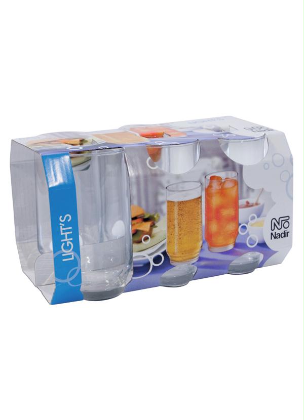Lar e Lazer - Jogo de 6 Copos Long Drink em Vidro 3