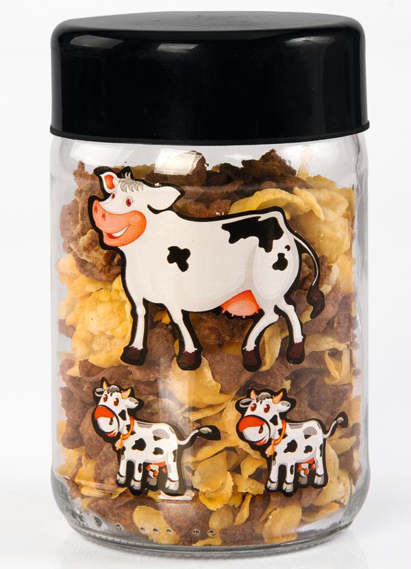 Lar e Lazer - Pote de Vidro Vaquinha 500ml