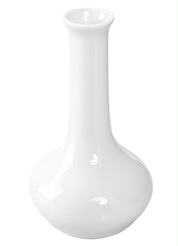 Lar e Lazer - Vaso Branco em Porcelana