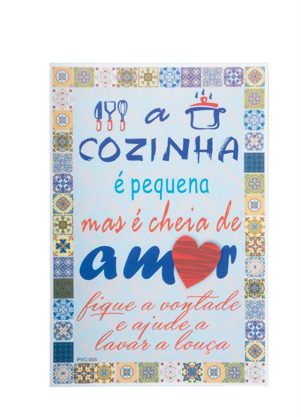 Lar e Lazer - Placa Decorativa a Cozinha 2
