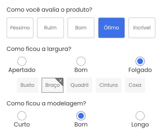 Tela de Avaliação 2