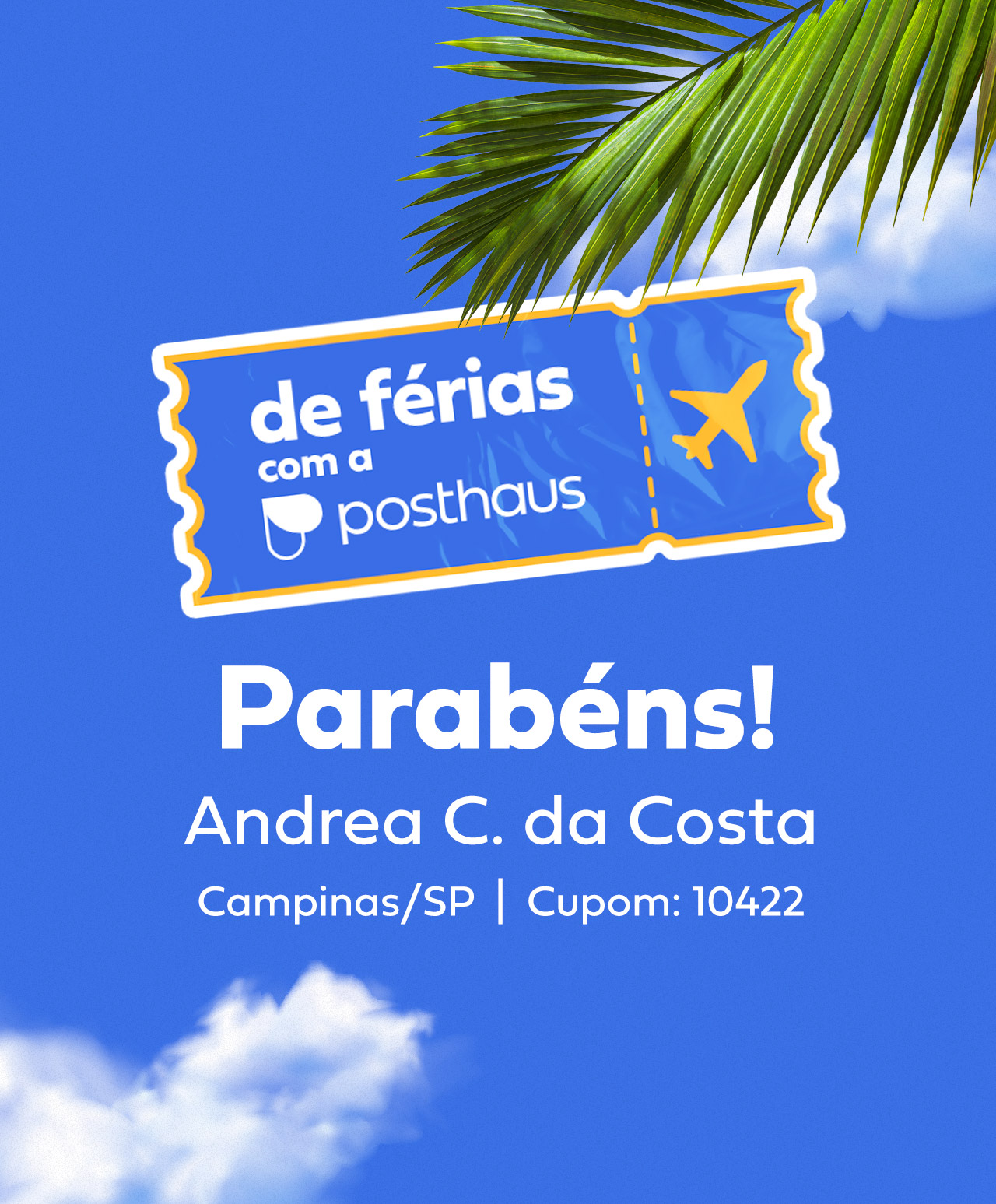 De férias com a Posthaus